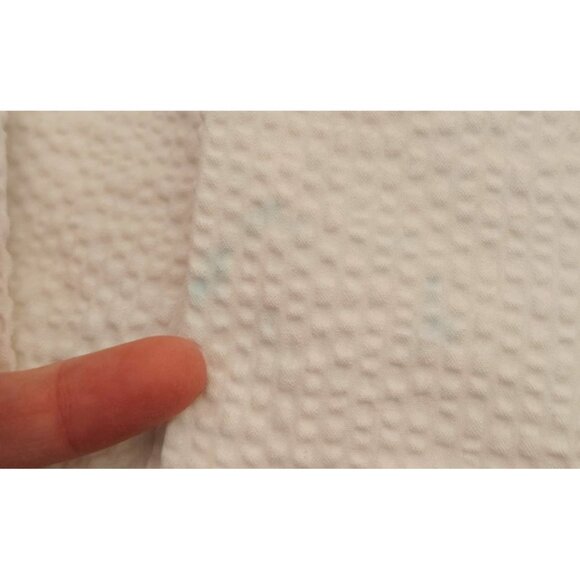 Mantouk White Waffle Knit Robe, Size M/L, 100% Cotton, Unisex Men Women READ - Picture 6 of 6